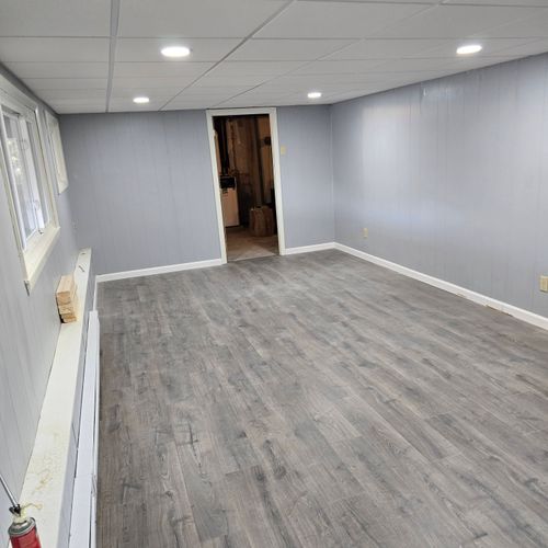 Flooring, Drop Ceiling, Trim