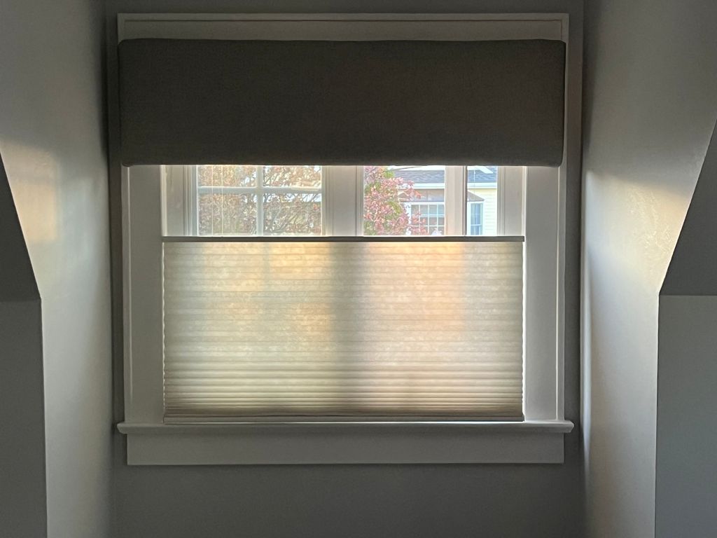 Custom window cornice
