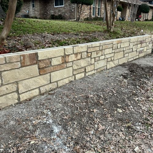 Retaining Wall Installation