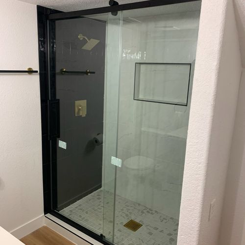 Updated shower. 