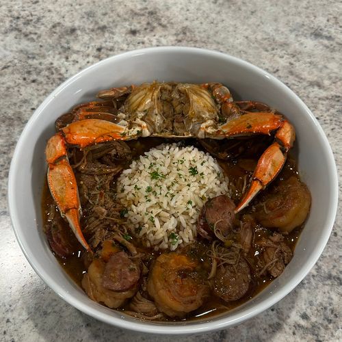 Gumbo (Blue Crab, Shrimp, Chicken and Andouille Sa