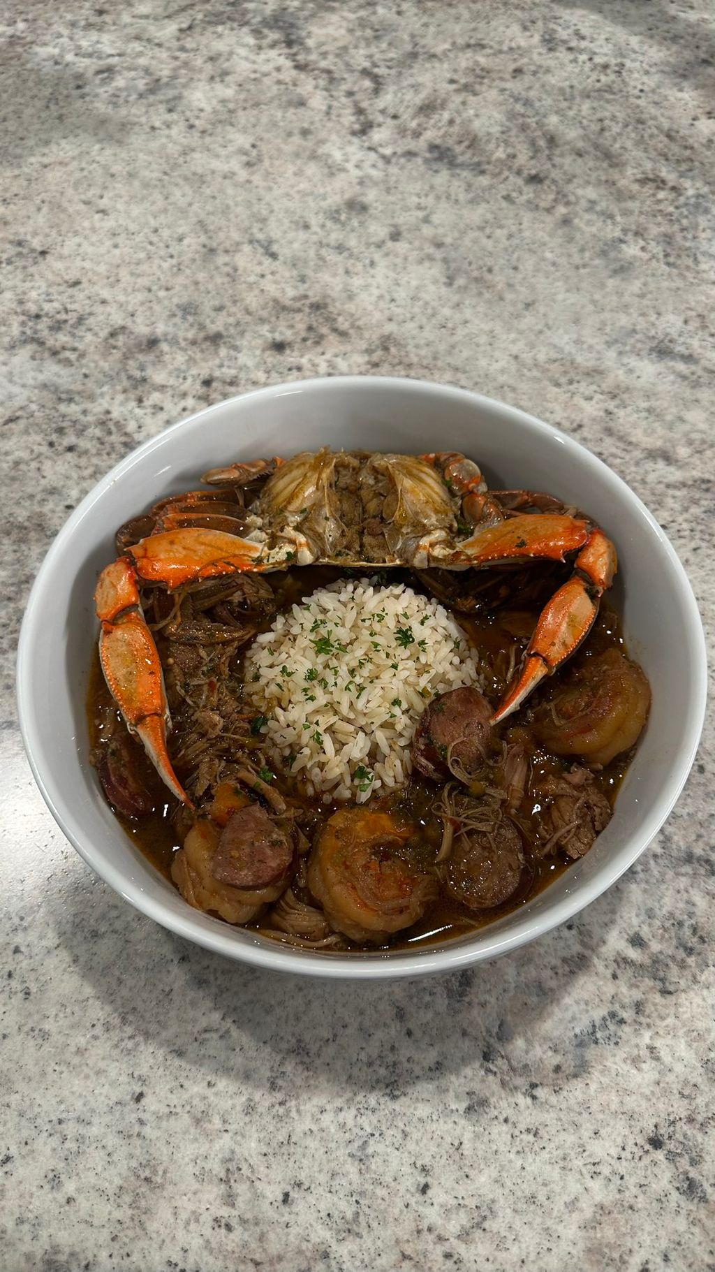 Gumbo (Blue Crab, Shrimp, Chicken and Andouille Sa