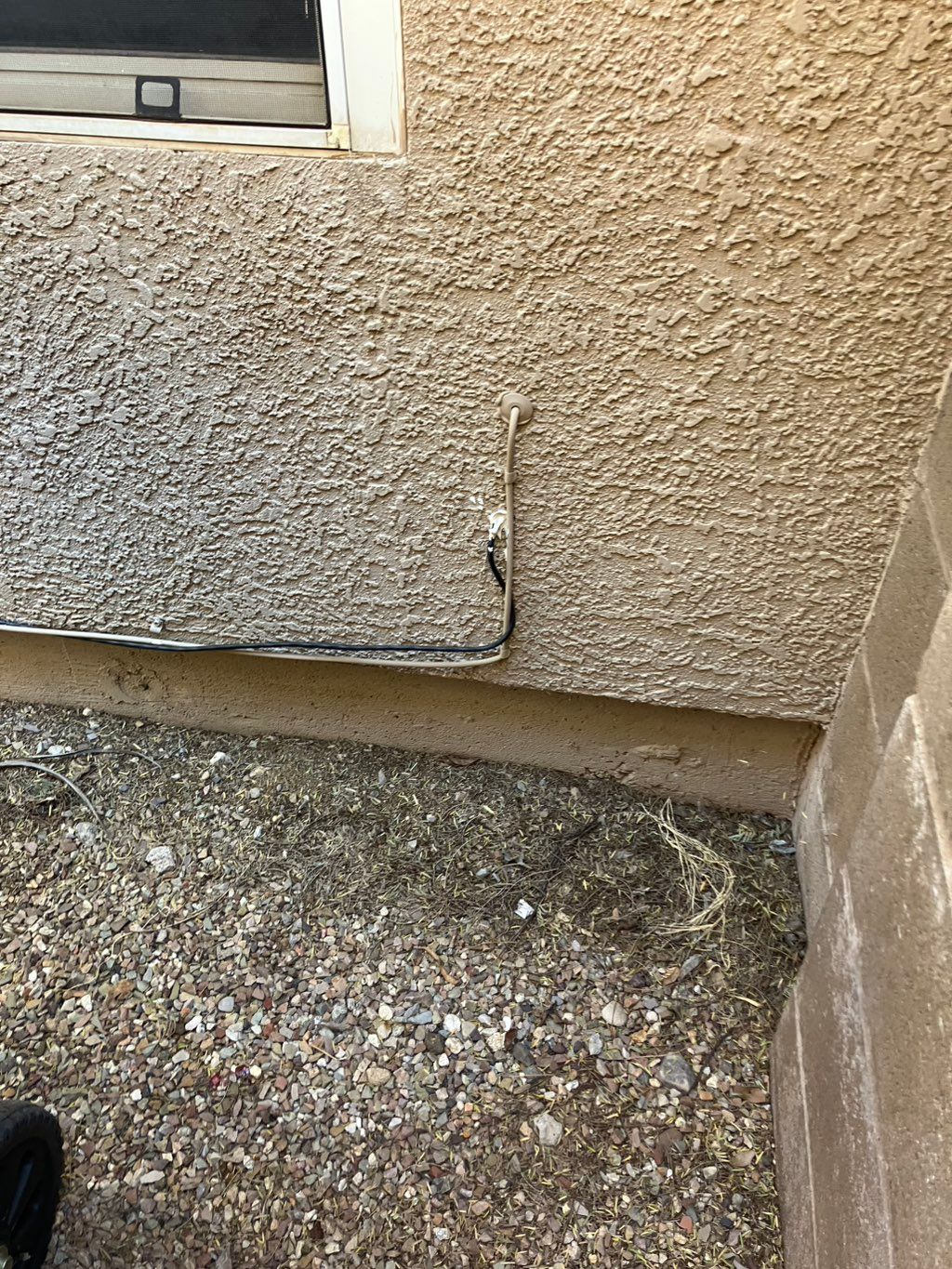 Was asked to cut the Cat cable connected to the P2