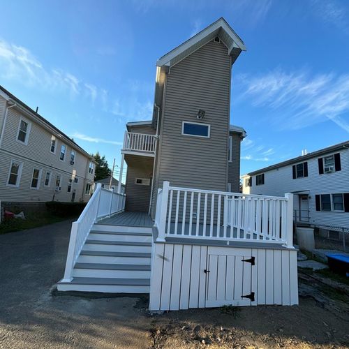 Boston Construction built a stunning deck for our 