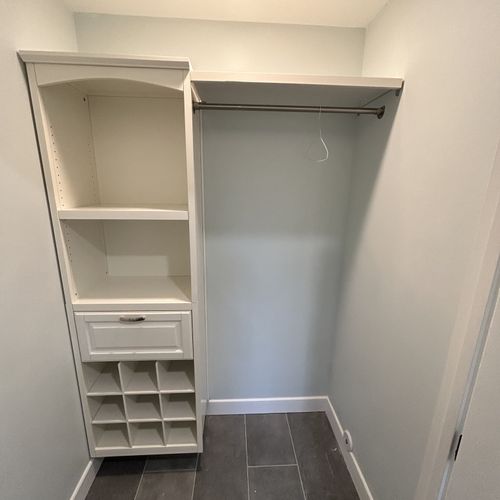 Closet System Install (Dec 2023)