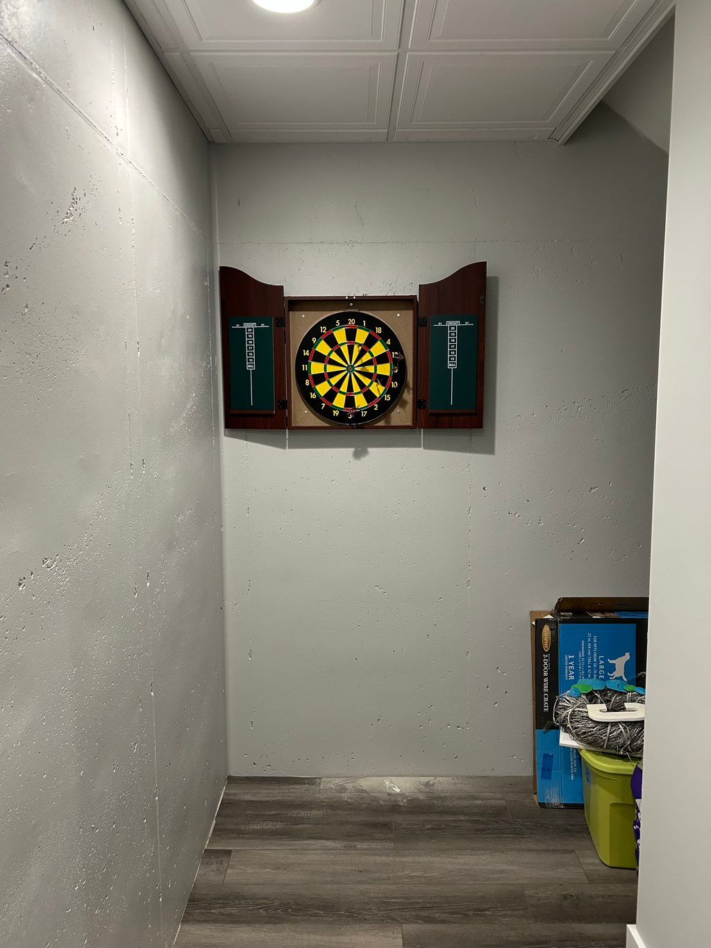 Concrete Wall Mounted Dart Board