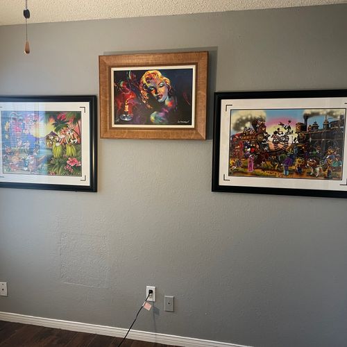 Picture Hanging and Art Installation