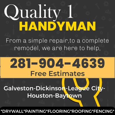 Avatar for Quality 1 Handyman