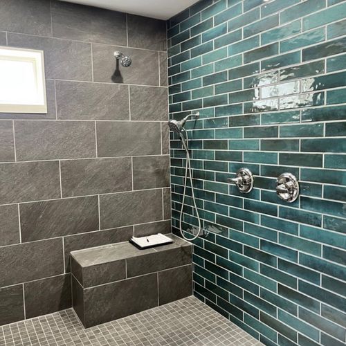 I recently had my master bathroom completely remod