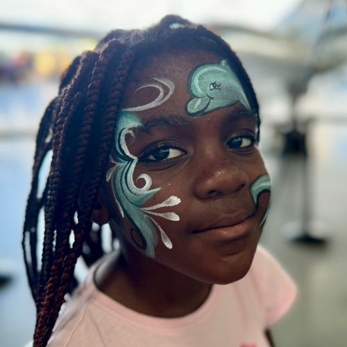 Her Face Paint made quite a splash!