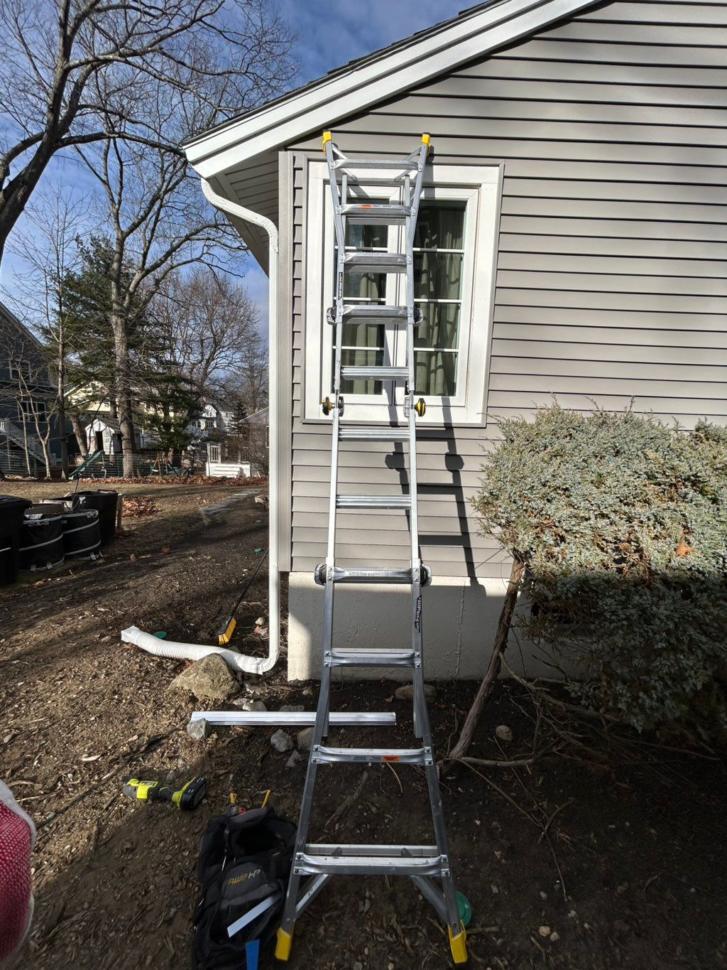 Installing drip edge for a homeowner in Melrose, M