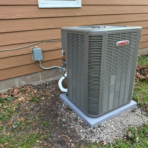 New AC installation