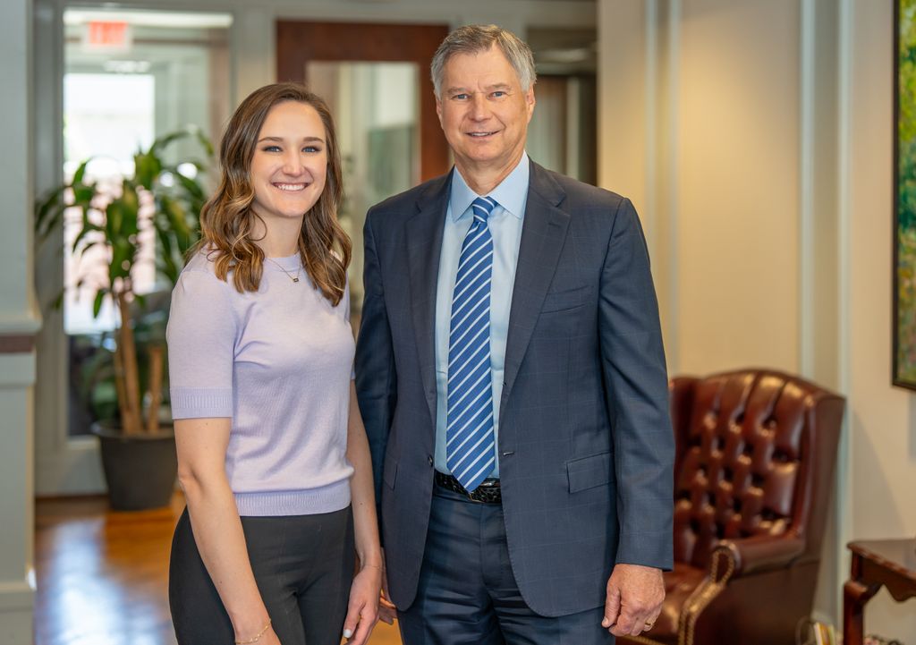 Gene Riddle (managing partner) and his daughter, A