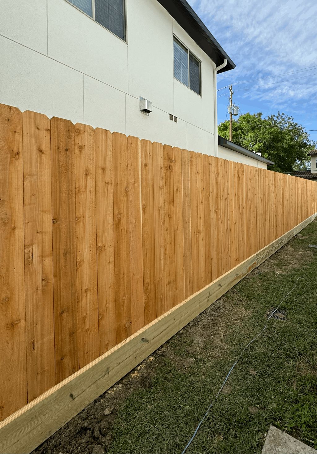 7' Western Red Cedar Fence