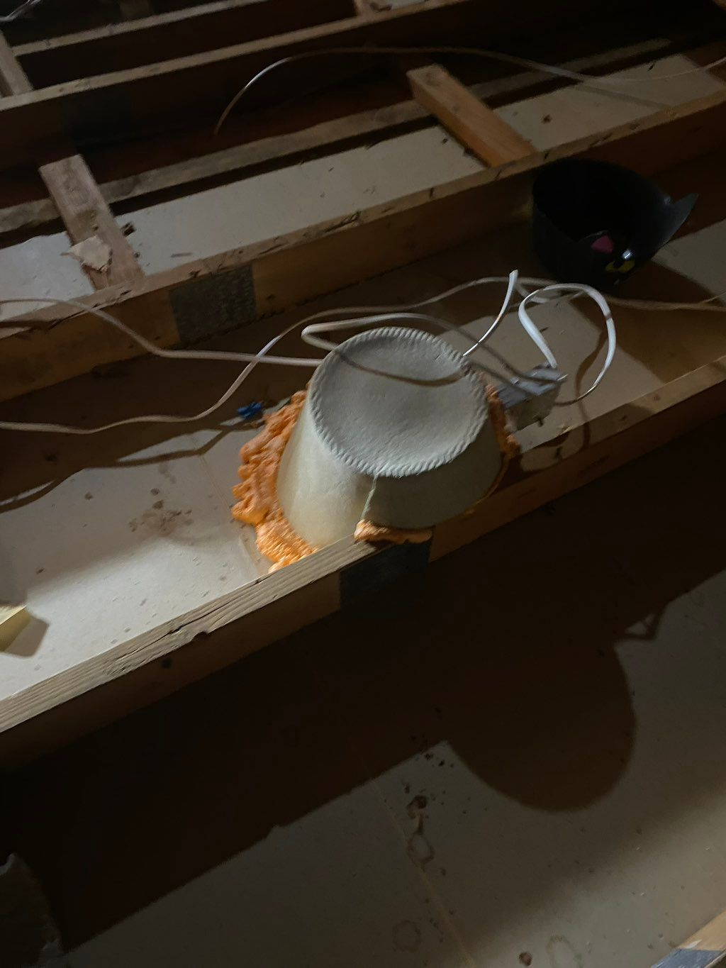 Installed cover for recessed lights 