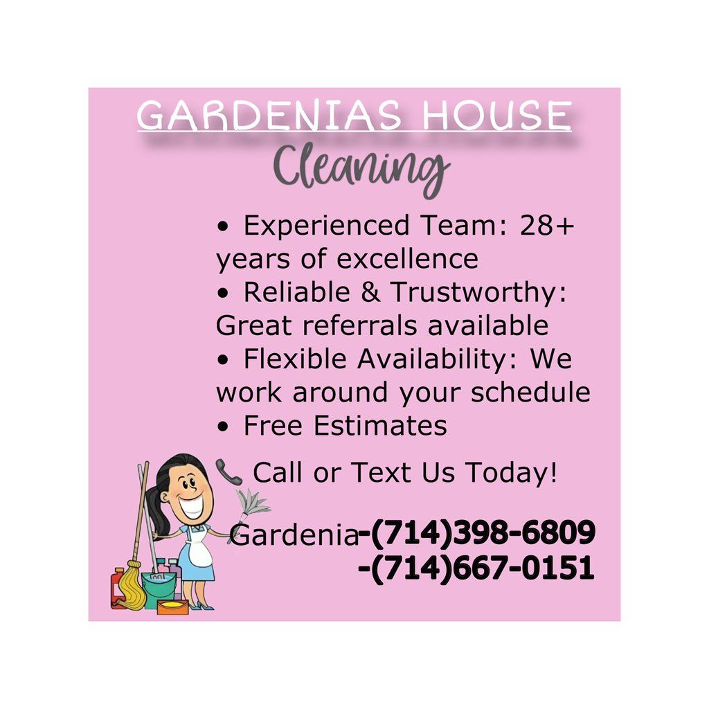 Gardenias house cleaning