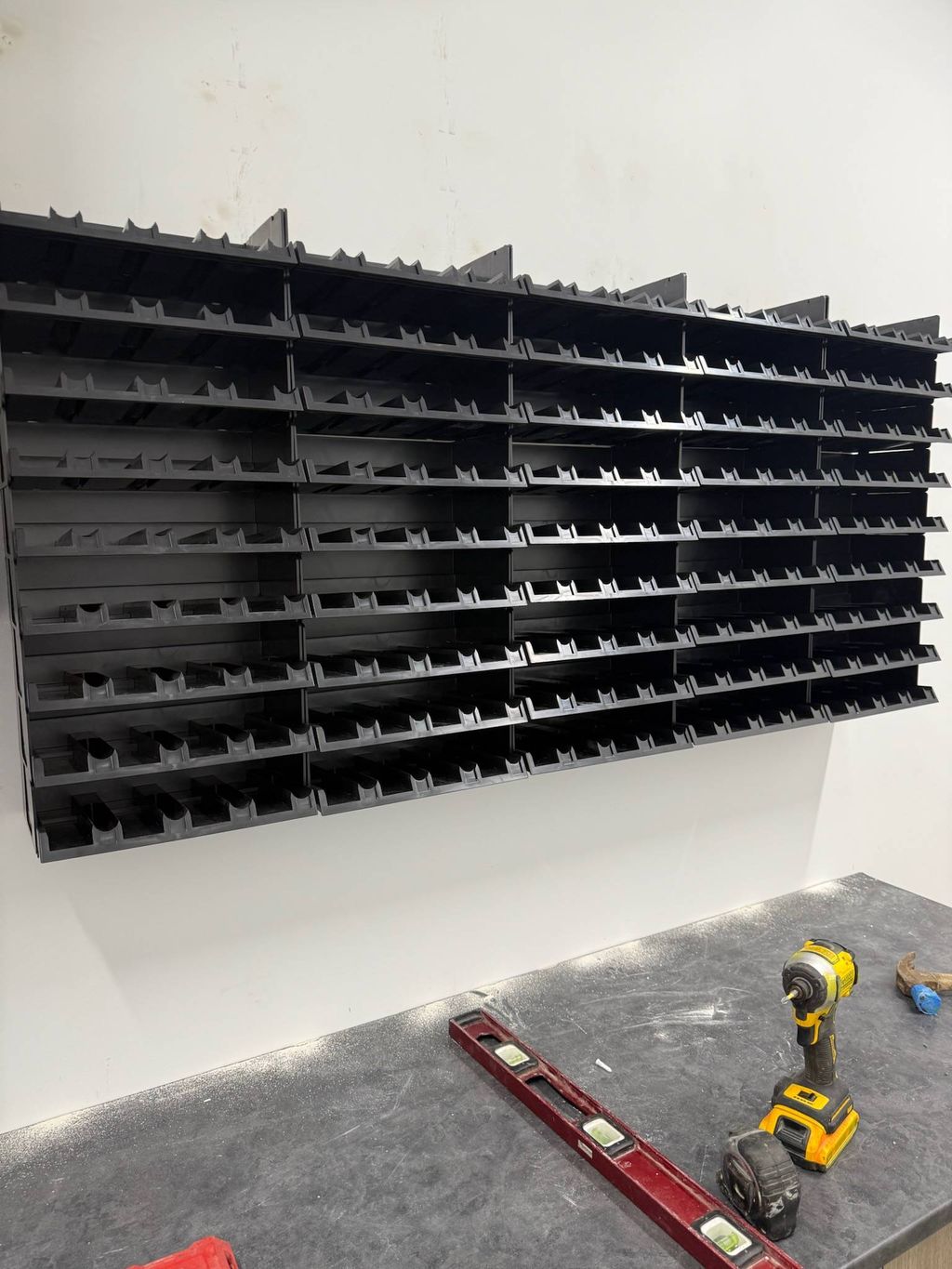 shelving in a salon