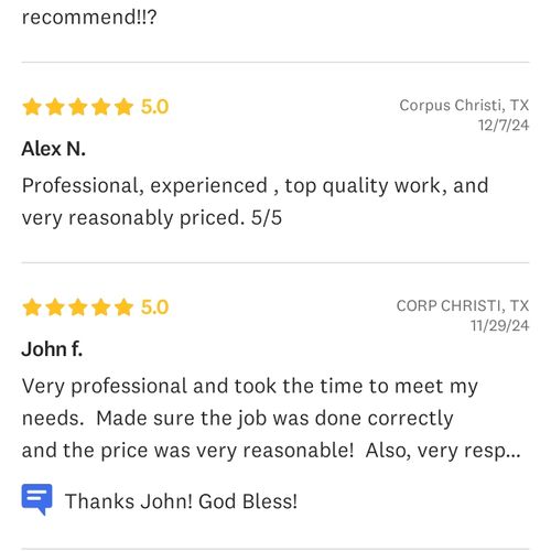 Customers reviews! 👍