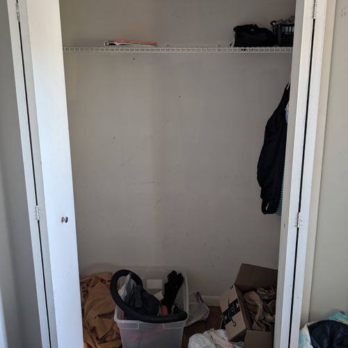 BEFORE (Closet Renovation & Organization Project)