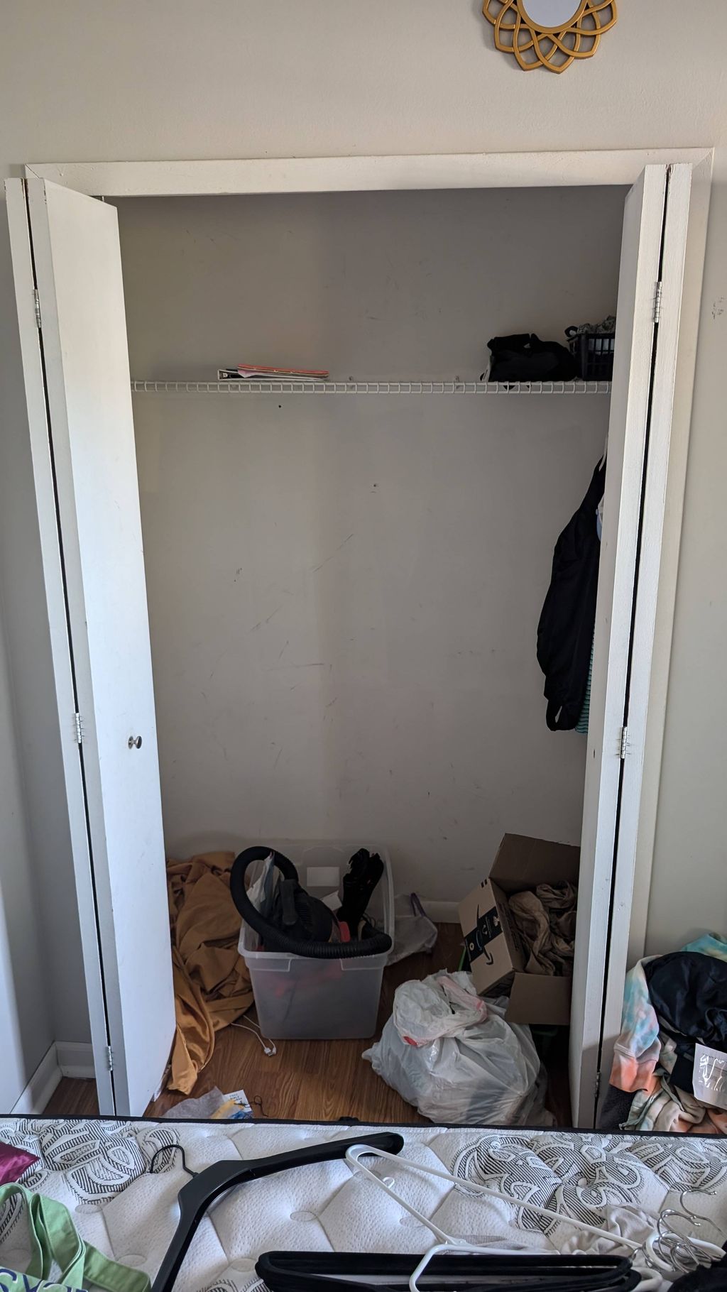 BEFORE (Closet Renovation & Organization Project)