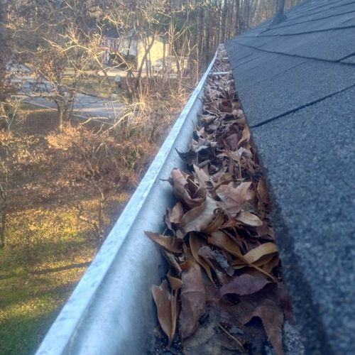 They not only did a great job on gutters, but were