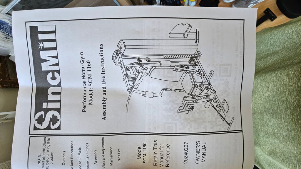 Fitness Equipment Assembly