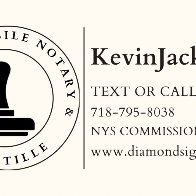 Kevin’s mobile notary