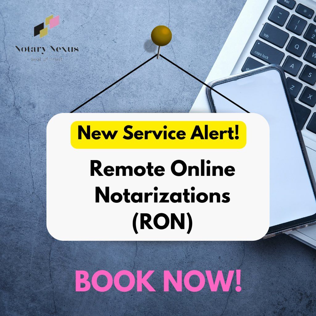 Notarize anywhere, anytime online!