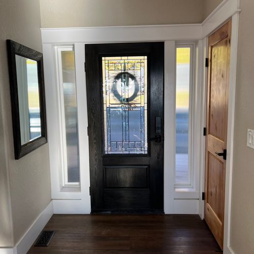 interior door installation/ trim