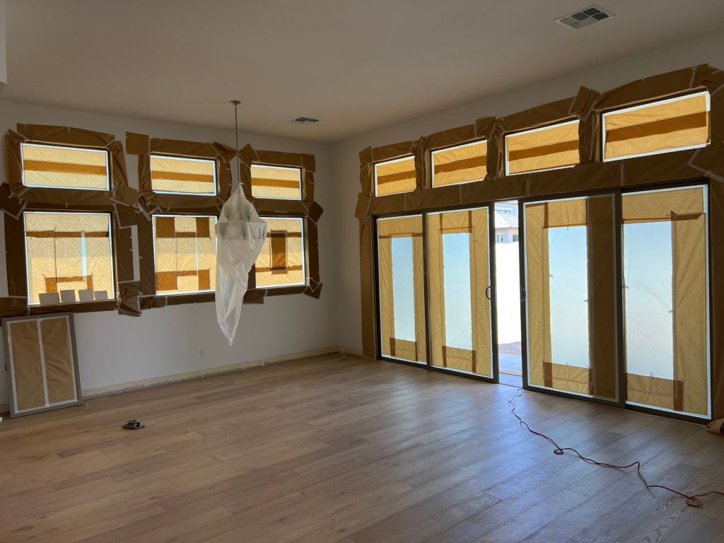 Paint interior windows and doors 