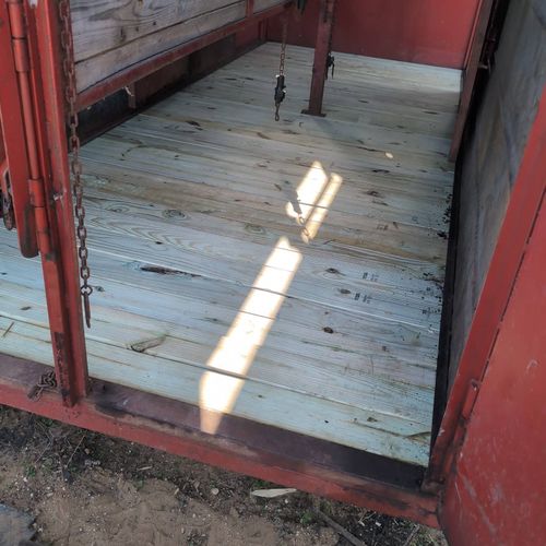 Horse Trailer Floor Installation 