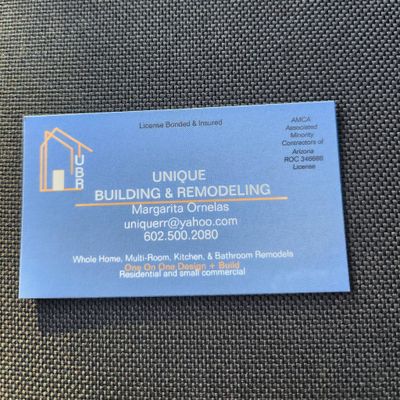 Avatar for Unique Building and Remodeling LLC