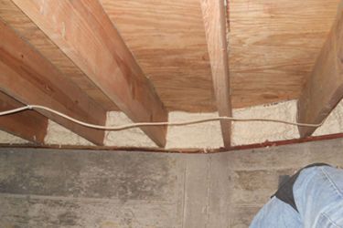 Sealed basement rim joist