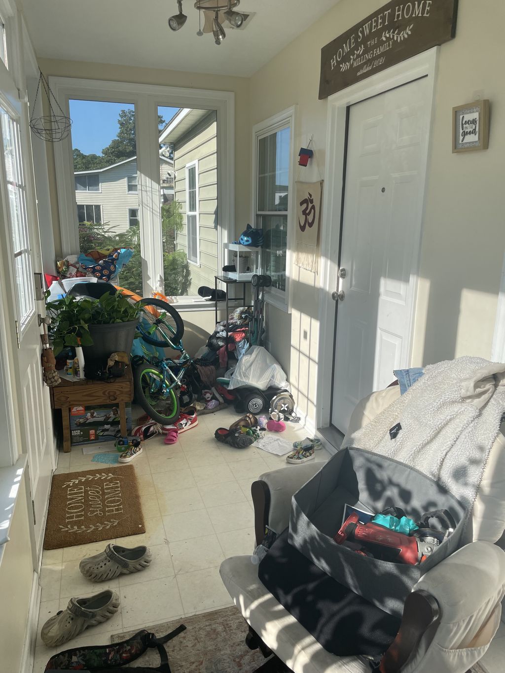 Before porch