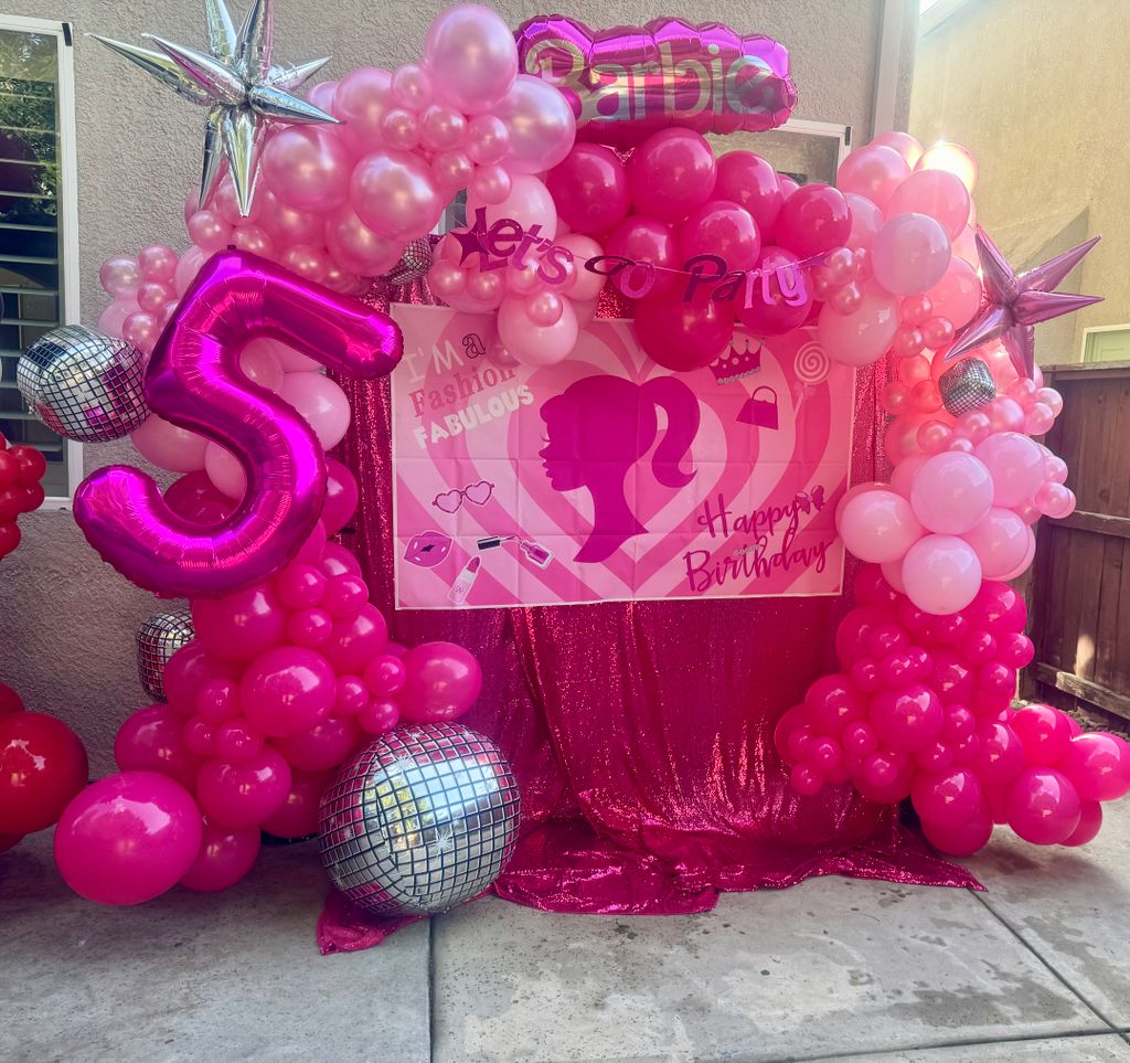 Barbie Birthday Arch