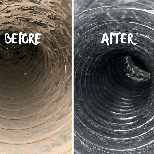 Before & After - Air Duct Cleaning