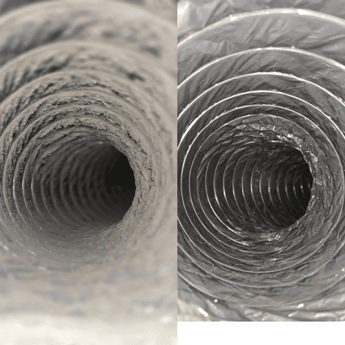 Before & After - Air Duct Cleaning