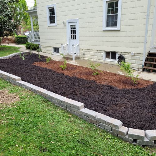 A big ol' bed, ready for planting!