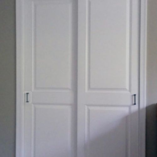 Wood 2 Panel Bypass Door Installation 
