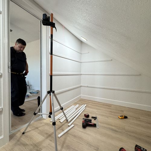 Closet and Shelving System Installation