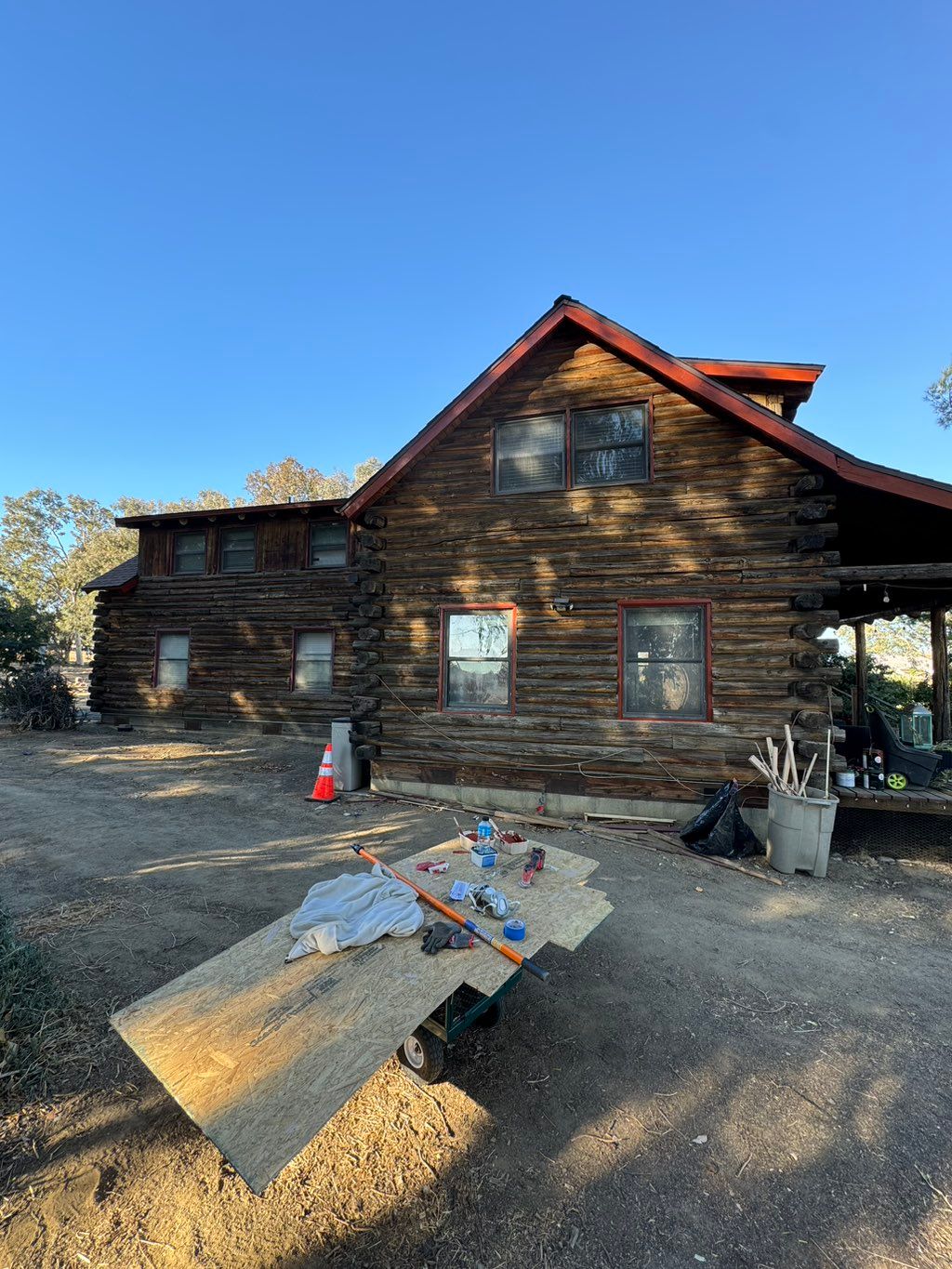 Installed new trim and paint around bottom windows