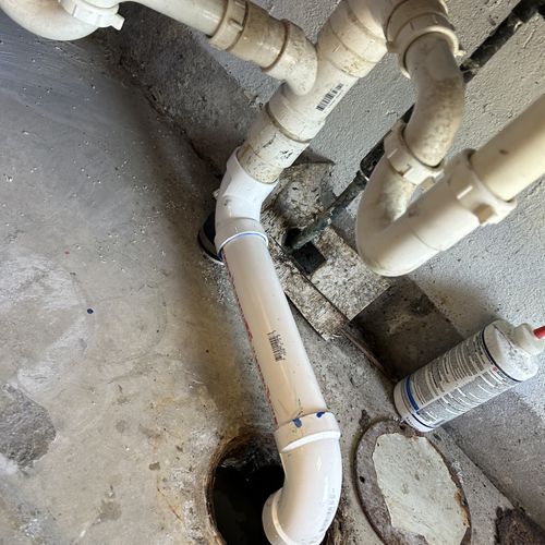 plumbing for floor drain