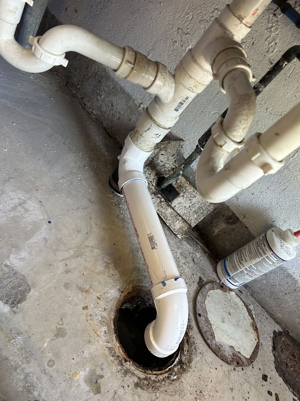 plumbing for floor drain