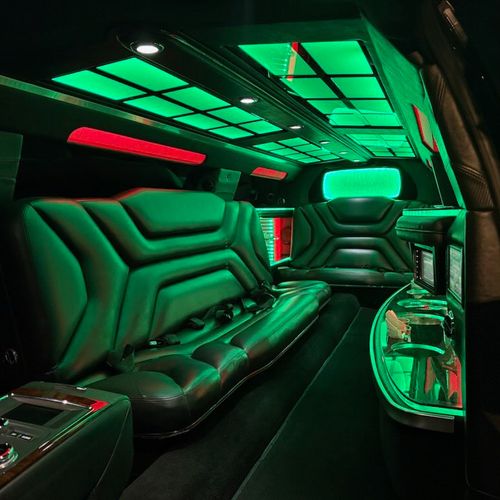 Inside of Stretch Limo 