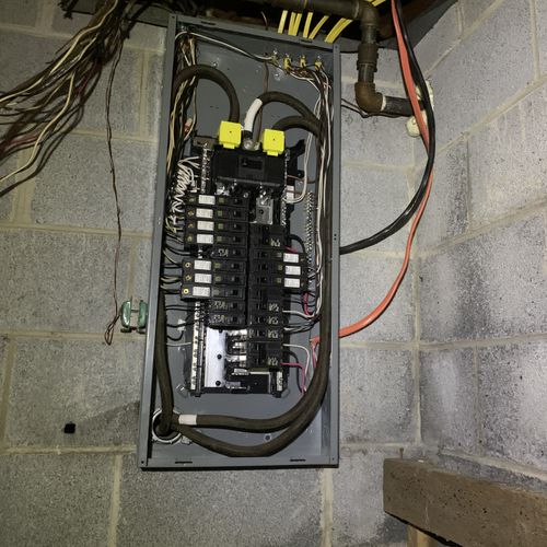 Circuit Breaker Panel or Fuse Box Installation