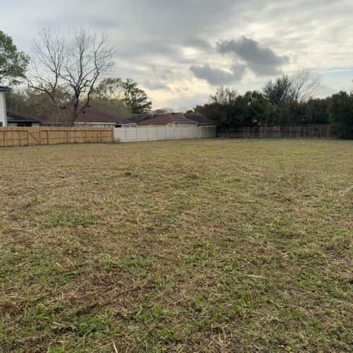 3 acre lot after cut 