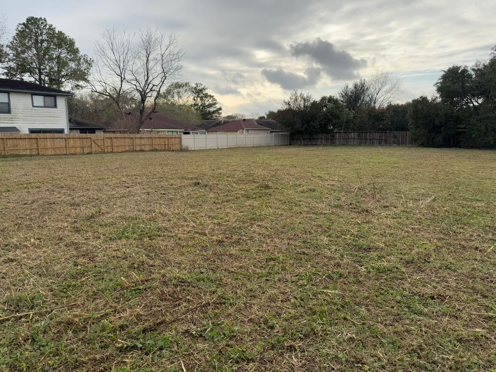 3 acre lot after cut 