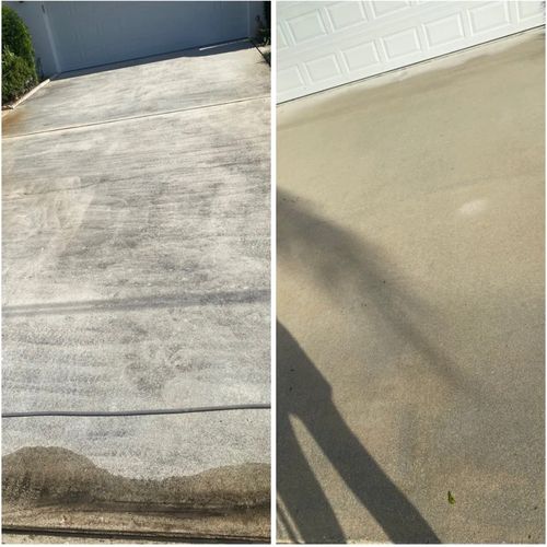 Amazing customer service! Cleaned up my driveway a