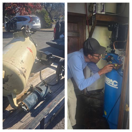 replacing a commercial air tank 