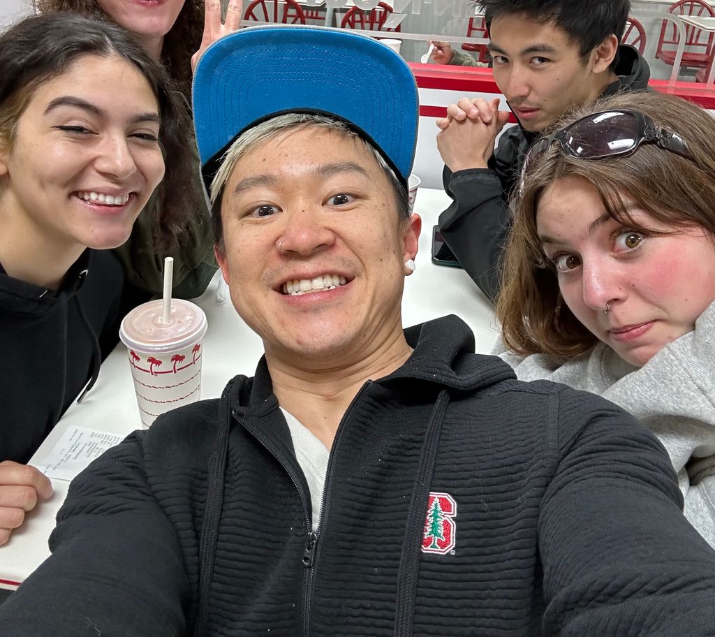 Celebrating with students!